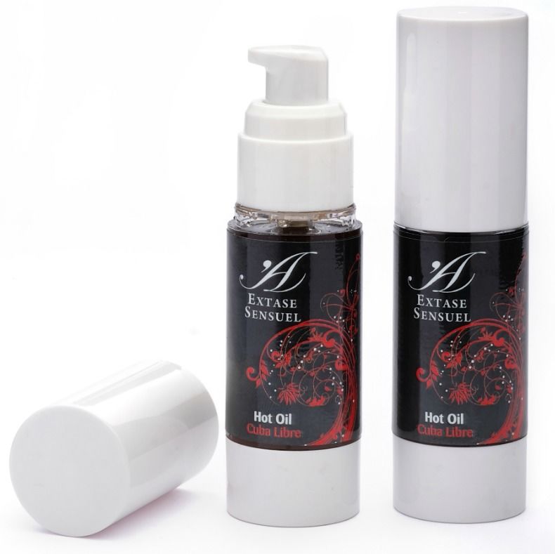 Olio da Massaggio Erotico Effetto Calore Extase Sensual Cuba Free — 30 ml