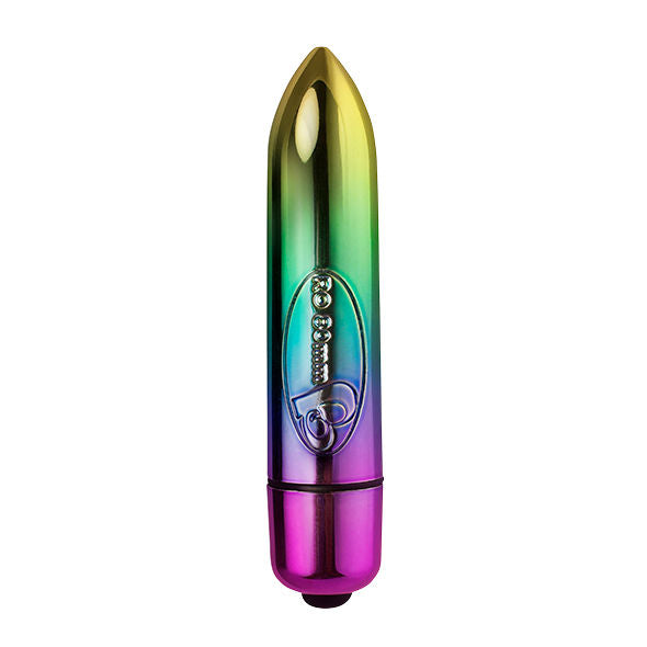 Uovo Vibrante 7 Velocità Rocks-Off RO-80MM — Edizione Arcobaleno
