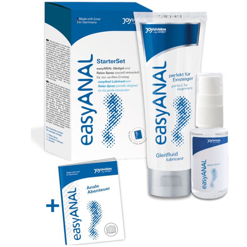 Kit Anale Lubrificante + Spray Relax Joydivision Easyanal
