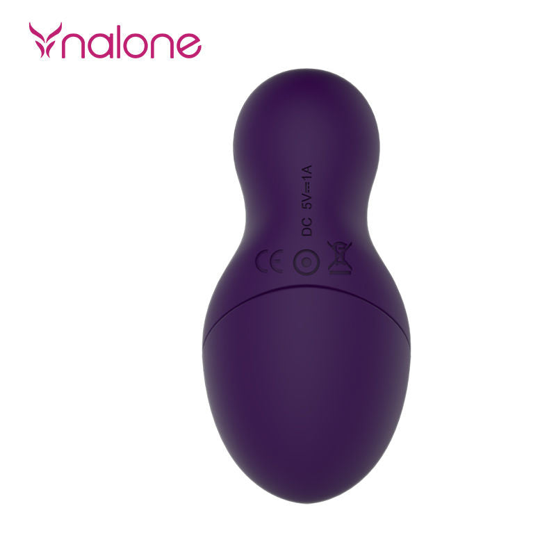 Vibratore Clitoride Nalone Gogo — Silicone, 7 Modalità, Lilla