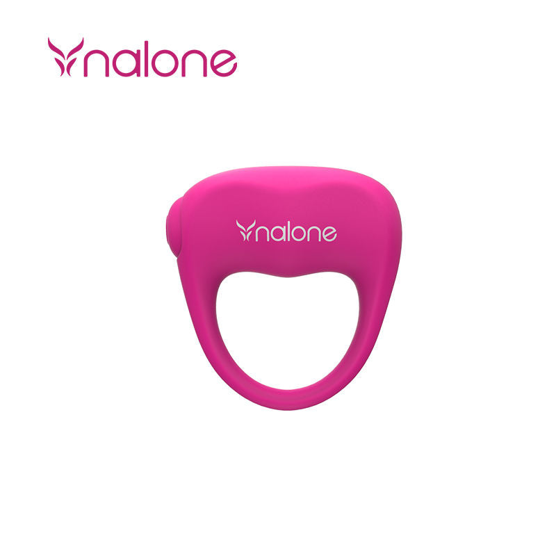Anello Fallico Vibrante Nalone Love — Silicone, Rosa