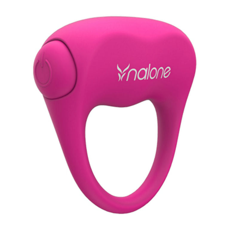Anello Fallico Vibrante Nalone Love — Silicone, Rosa