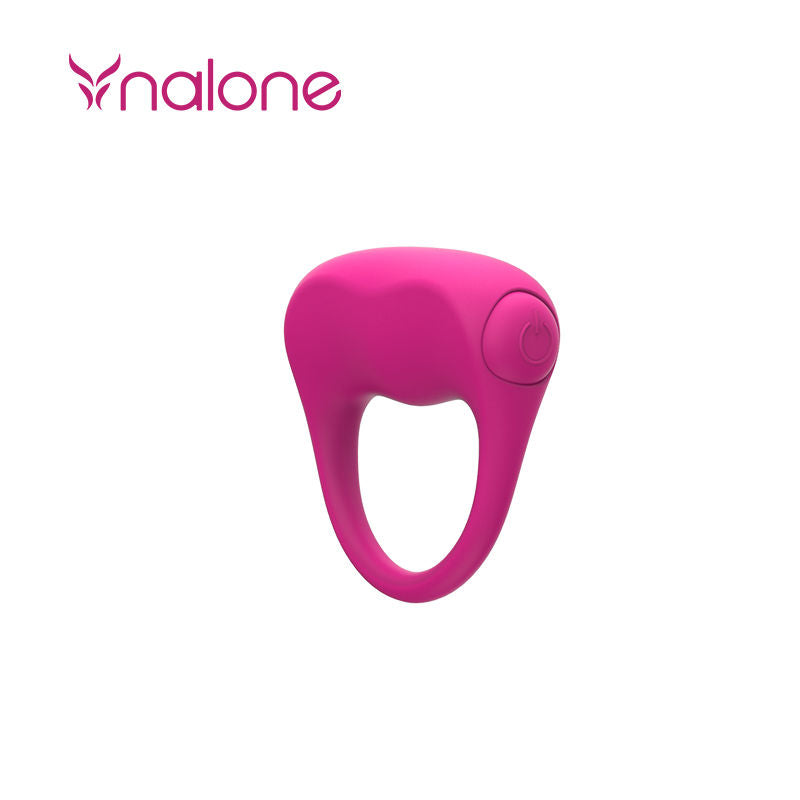 Anello Fallico Vibrante Nalone Love — Silicone, Rosa