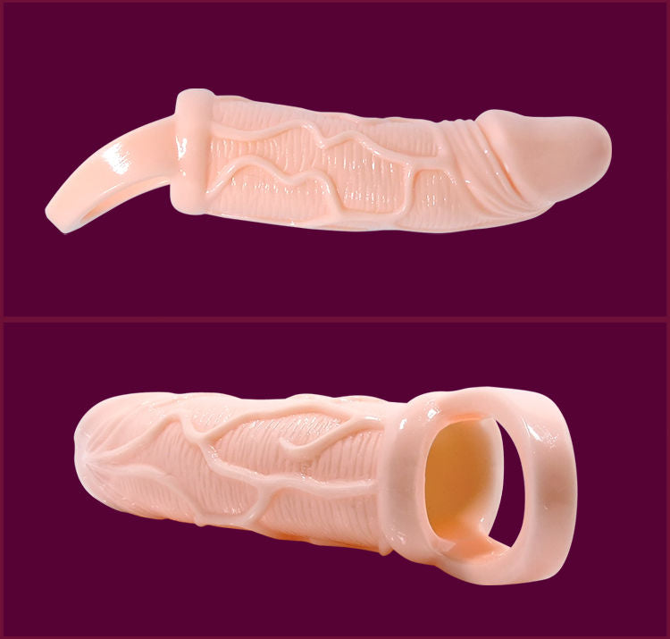 Guaina Fallica Vibrante Baile — con Cinturino Testicoli, 13.5 cm