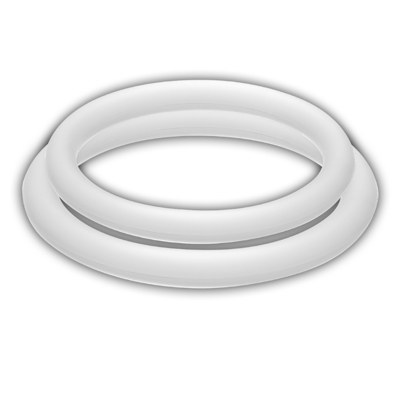 Anello Fallico Joydivision Potenzduo — Silicone Medicale, Bianco M