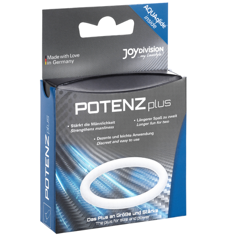 Anello Fallico Joydivision Potenzduo Plus — Silicone, Taglia M