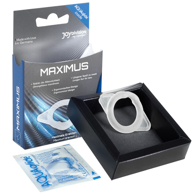 Anello Fallico Joydivision Potenzduo Maximus — Silicone, XS