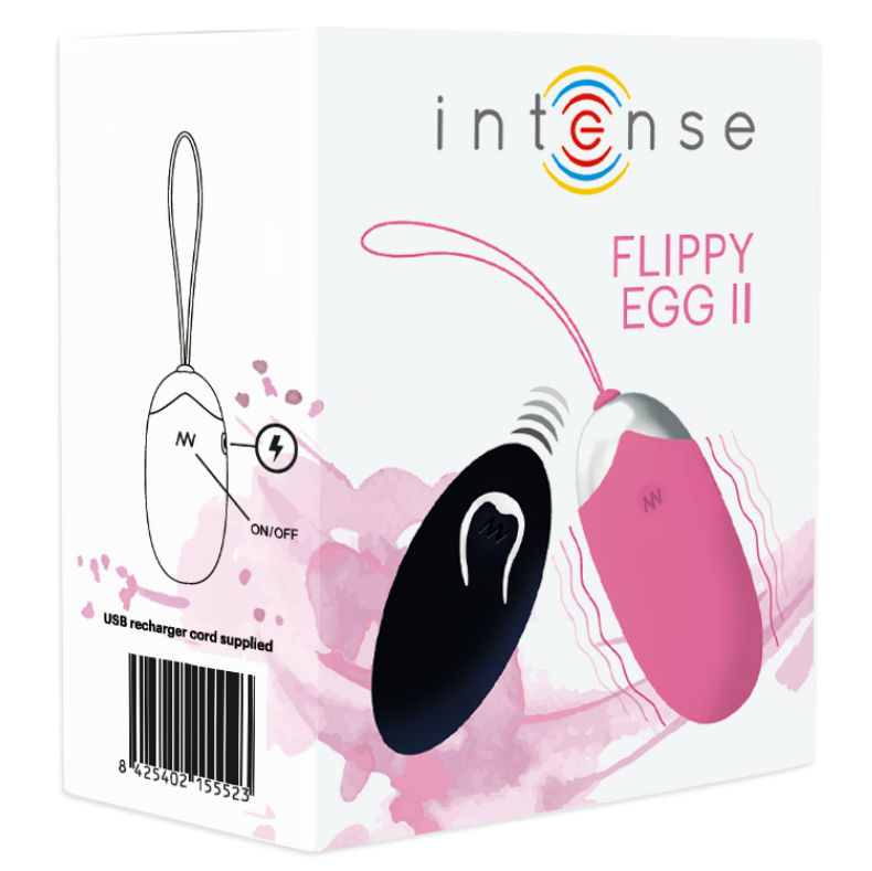 Uovo Vibrante con Telecomando Intense Flippy II — Rosa