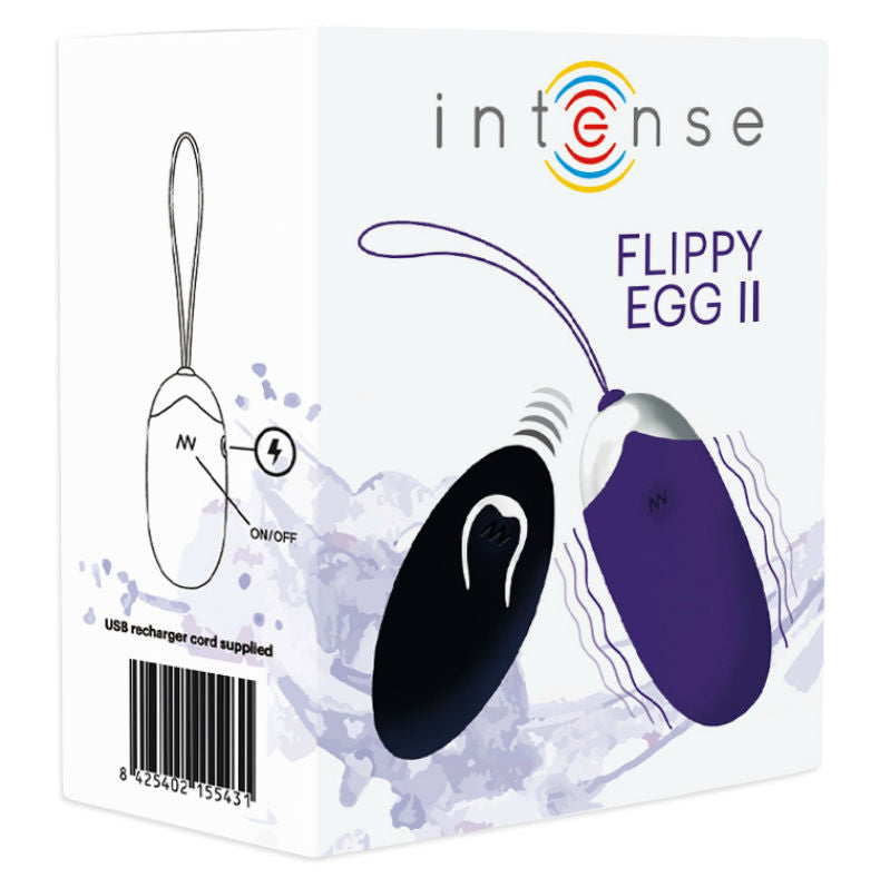 Uovo Vibrante con Telecomando Intense Flippy II — Viola