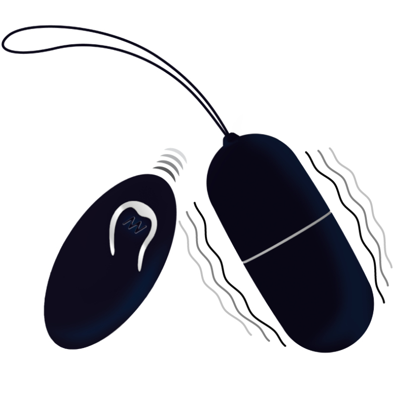 Uovo Vibrante con Telecomando Intense Flippy I — Nero