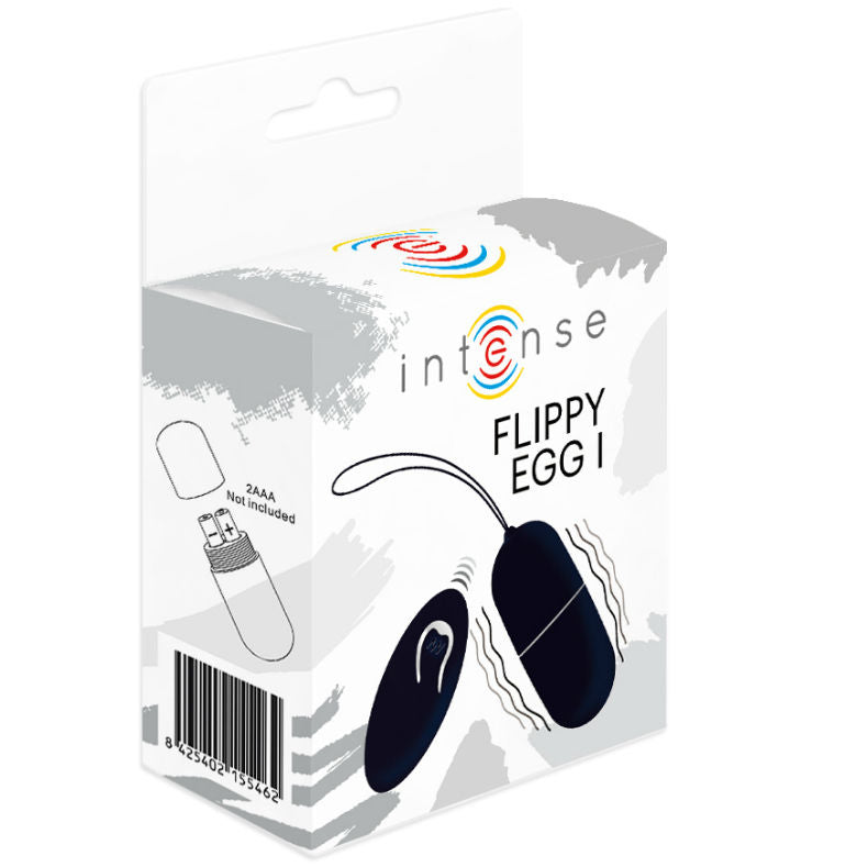 Uovo Vibrante con Telecomando Intense Flippy I — Nero