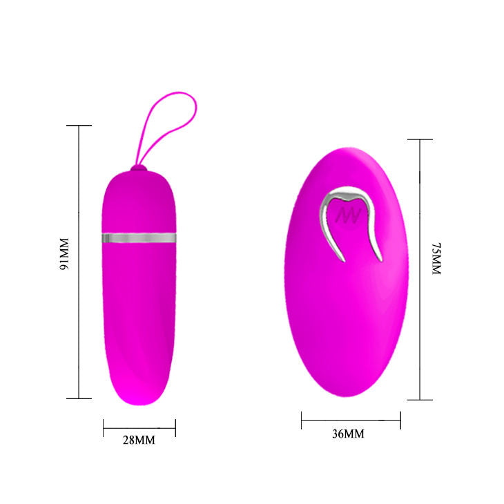 Uovo Vibrante Pretty Love Debby — 12 Modalità, Lilla