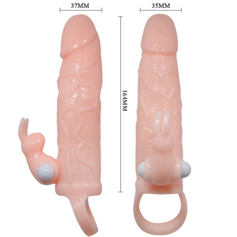 Guaina Fallica Vibrante Rabbit Baile For Him — 16.5 cm