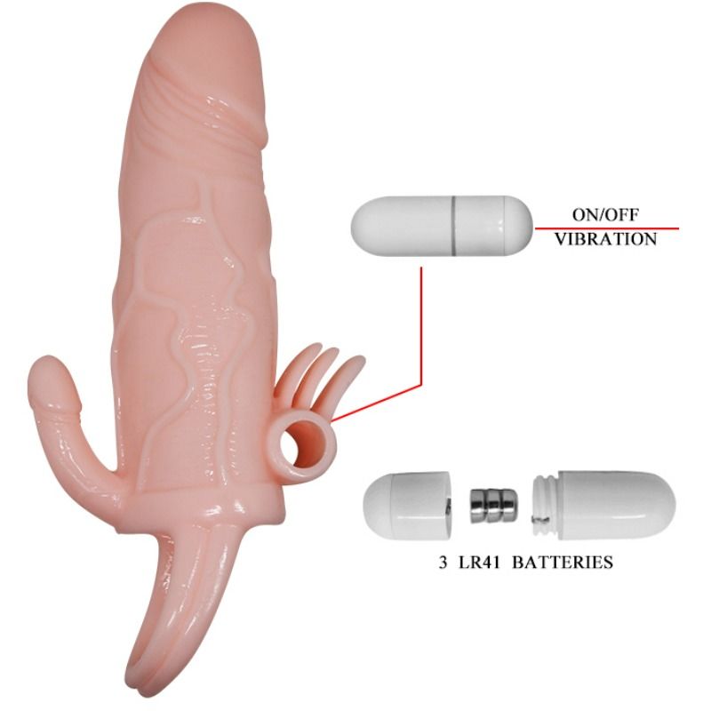 Guaina Fallica Vibrante Baile Brave Man — 16.5 cm