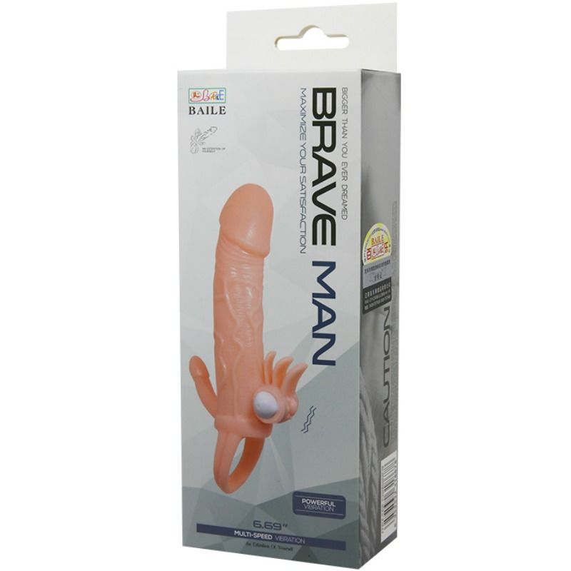 Guaina Fallica Vibrante Baile Brave Man — 16.5 cm