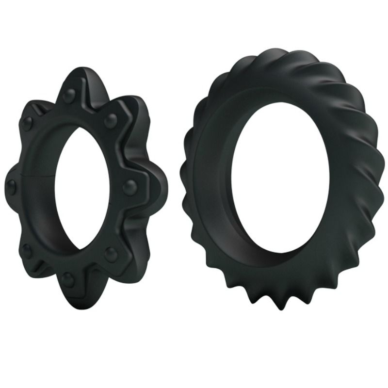 Kit 2 Anelli Fallici Ritardanti Baile Flowering — Silicone