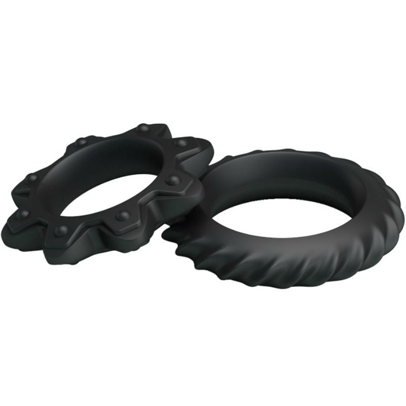 Kit 2 Anelli Fallici Ritardanti Baile Flowering — Silicone