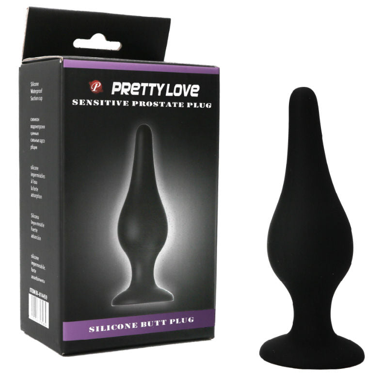 Plug Anale con Ventosa Pretty Love — Silicone, 14 cm