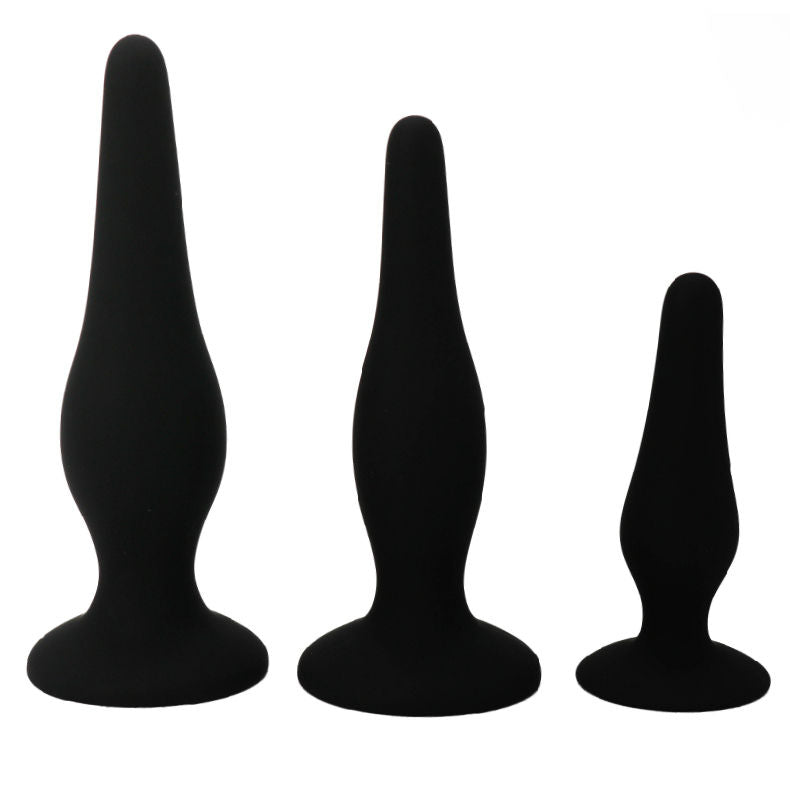 Kit Plug Anale per Principianti Pretty Love — Silicone, 3 Pezzi