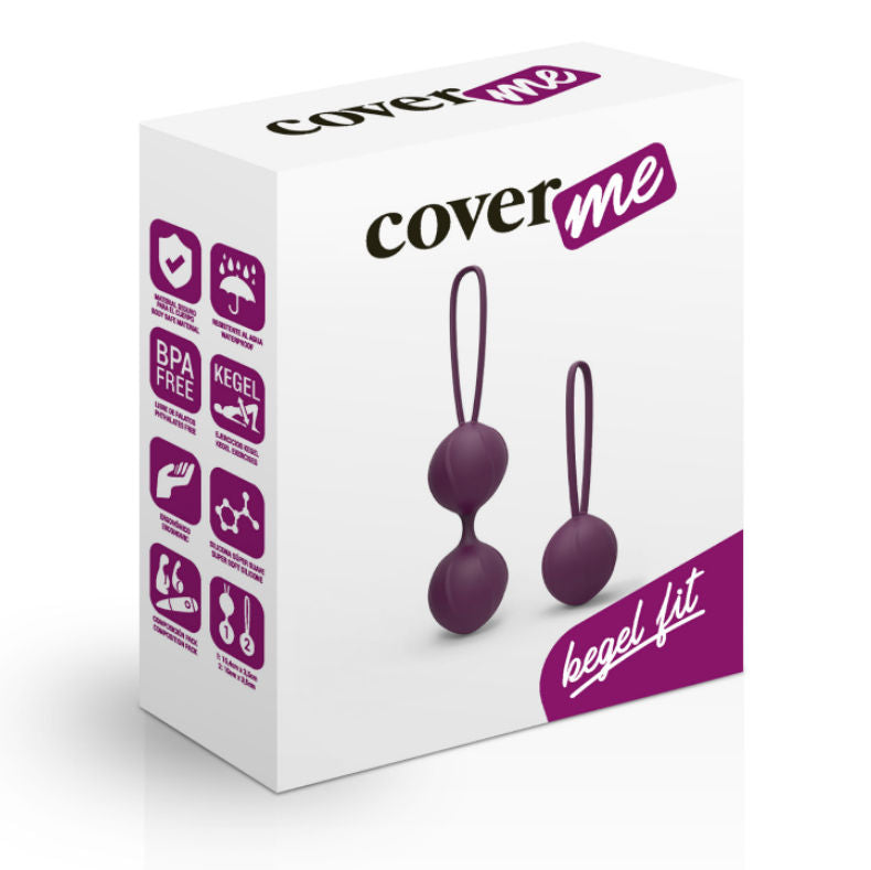 Palline Kegel Trainer Pelvico Coverme Kegel Fit — Lilla