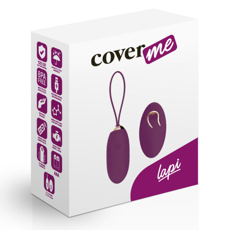 Uovo Vibrante con Telecomando Coverme Lapi — Lilla