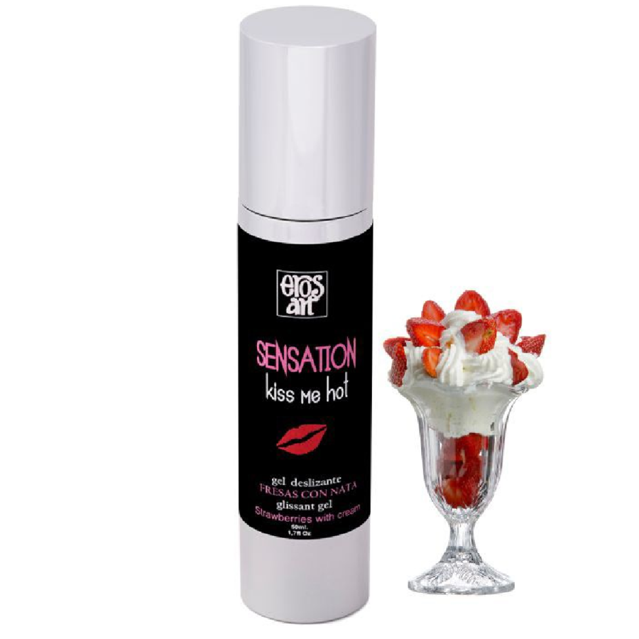 Lubrificante Intimo Gusto Fragola Eros-Art Sensation — 50 ml