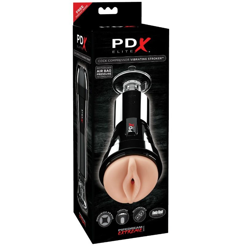Masturbatore Maschile Vibrante con Airbag PDX Elite