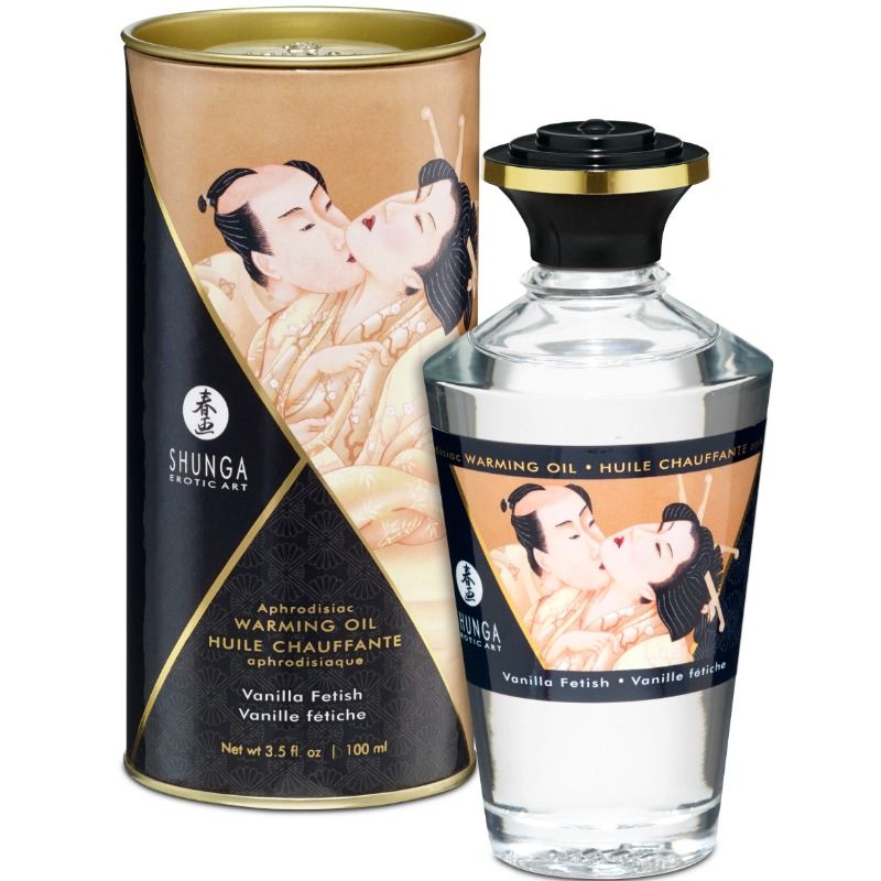 Olio da Massaggio Erotico Effetto Caldo Shunga — Vaniglia 100 ml