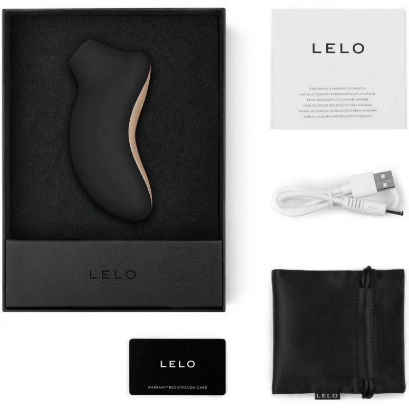 Succhia Clitoride Sonico LELO Sona — Onde Soniche, Nero