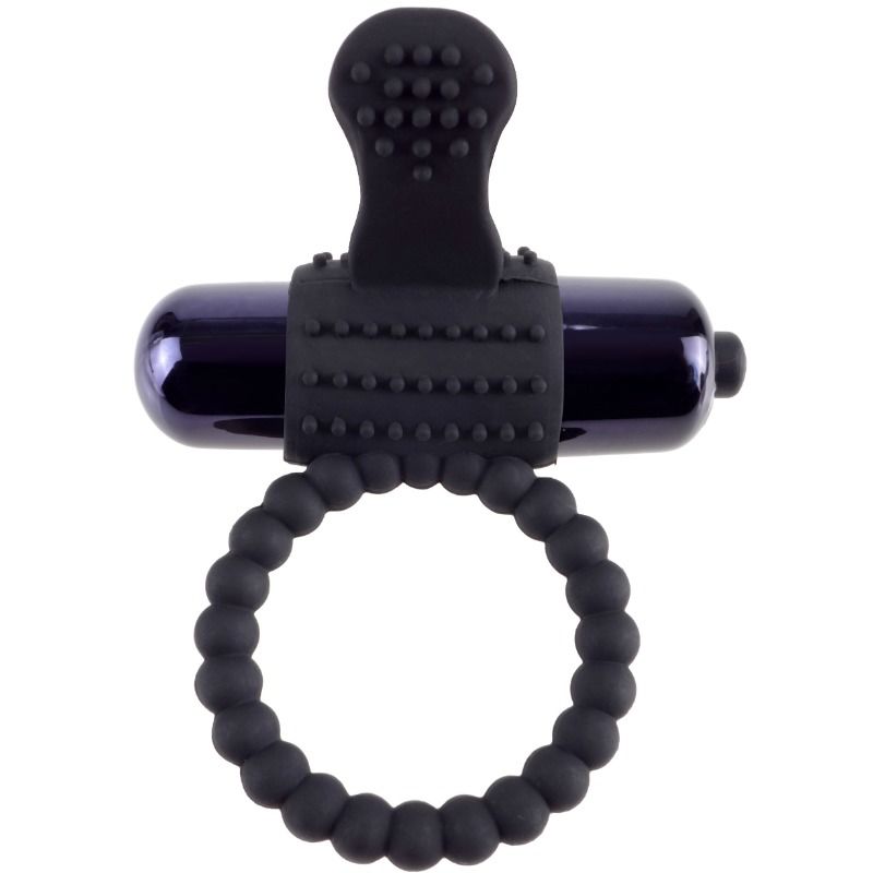Anello Fallico Vibrante Fantasy C-Ringz — Silicone Nero