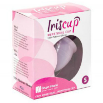 Coppetta Mestruale Iriscup — Taglia Small, Rosa + Sacchetto
