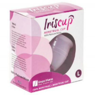 Coppetta Mestruale Iriscup Grande — Silicone, con Sacchetto