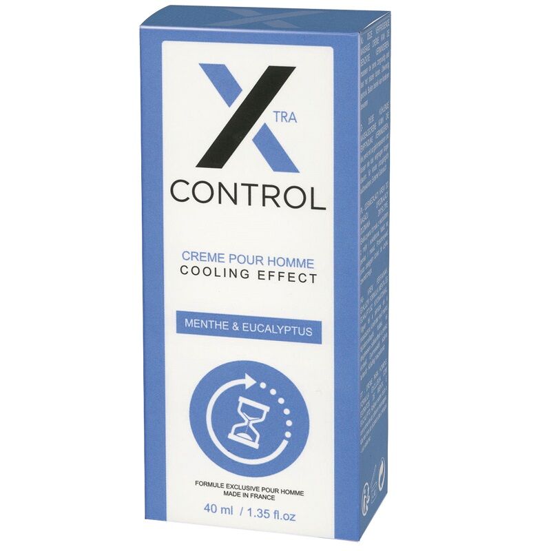 Crema Ritardante Uomo RUF X Control — Effetto Freddo, 40 ml