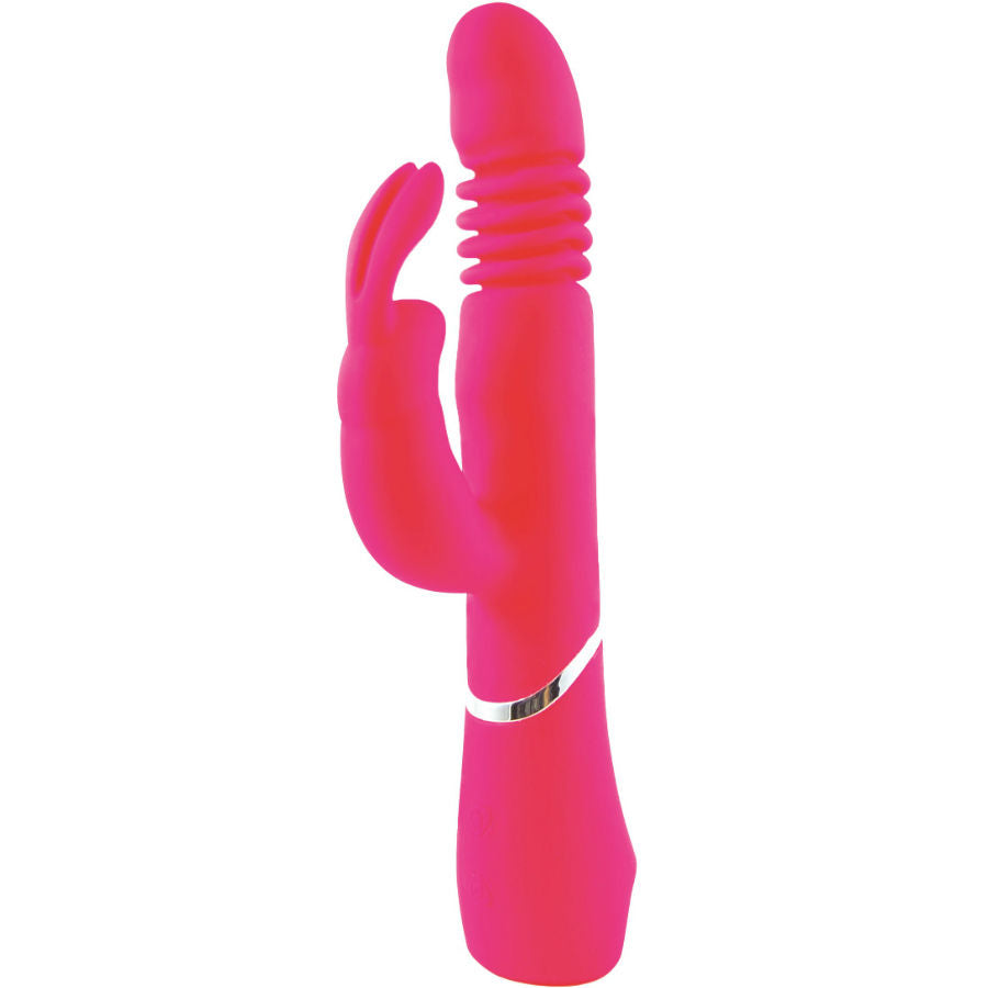 Vibratore Thrusting in Silicone Dreamlove Missouri — Rosa