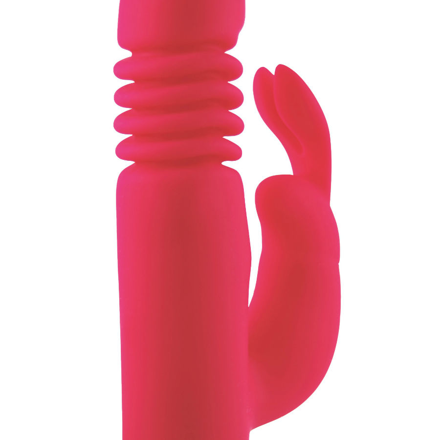 Vibratore Thrusting in Silicone Dreamlove Missouri — Rosa