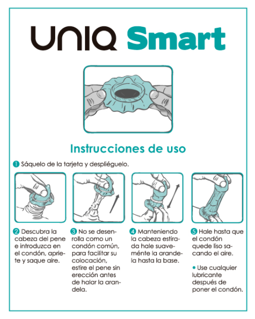 Preservativi Pre-Erezione Uniq Smart Latex Free — 3 Pezzi