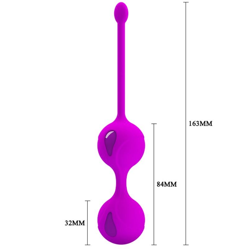 Palline Kegel Vaginali Pretty Love Tighten Up II — Silicone 3,2 cm