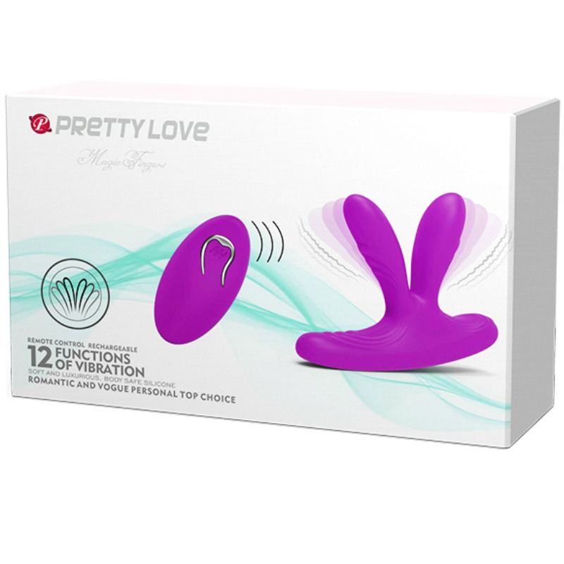 Stimolatore Dita Vibrante Pretty Love Magic Fingers — Silicone