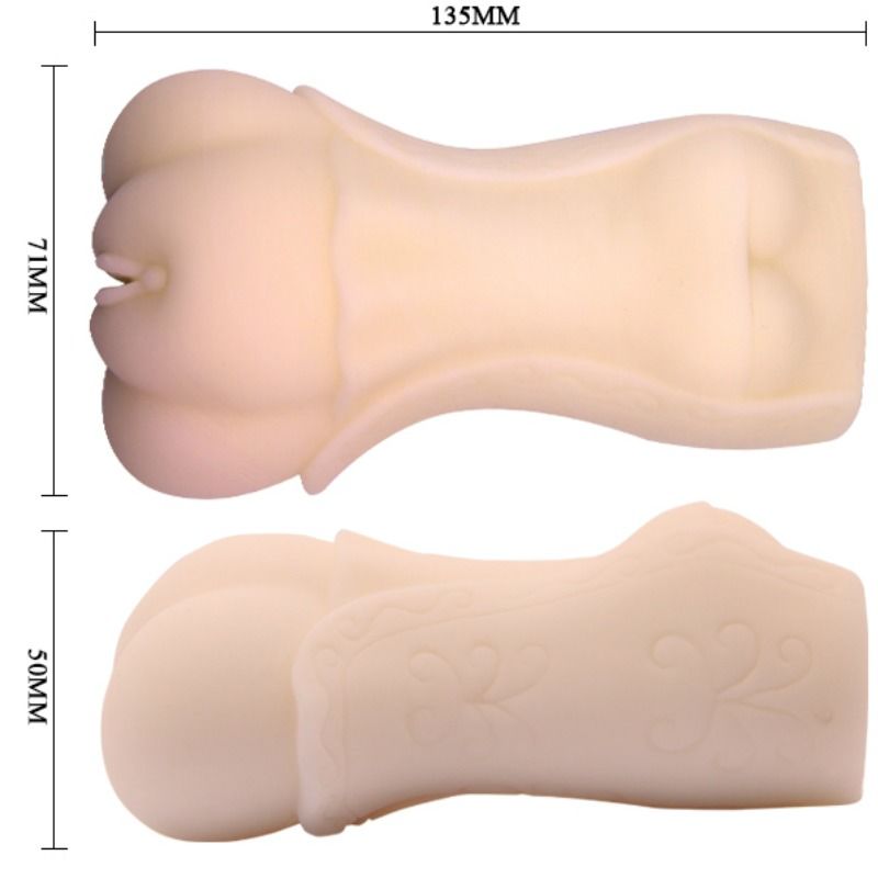 Masturbatore Maschile Vaginale Crazy Bull — Pelle Acqua