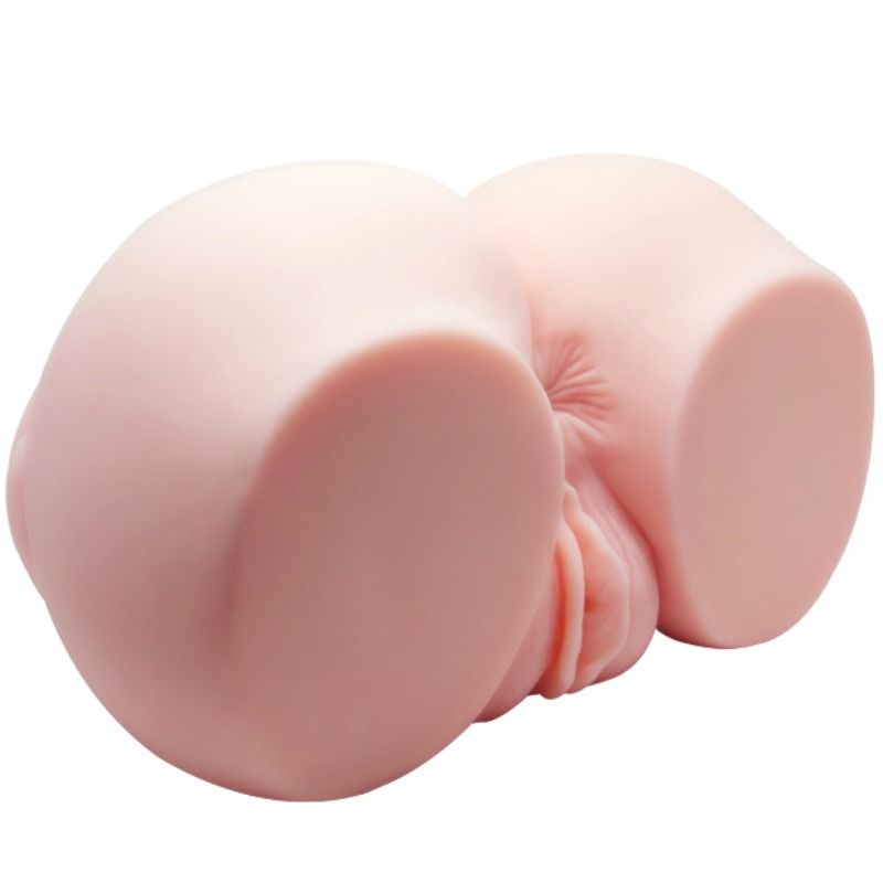 Masturbatore Maschile Realistico Crazy Bull — Vagina e Ano, Vibrante
