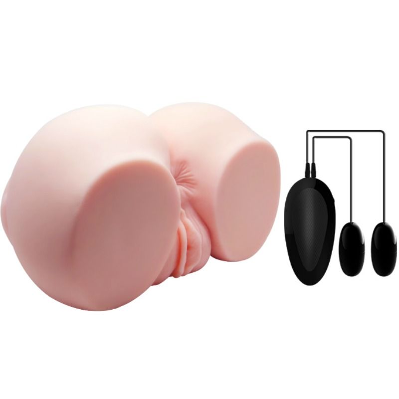 Masturbatore Maschile Realistico Crazy Bull — Vagina e Ano, Vibrante