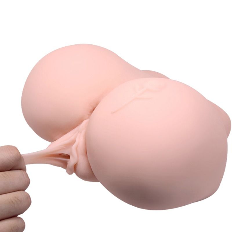 Masturbatore Maschile Realistico Crazy Bull — Vagina e Ano, Vibrante