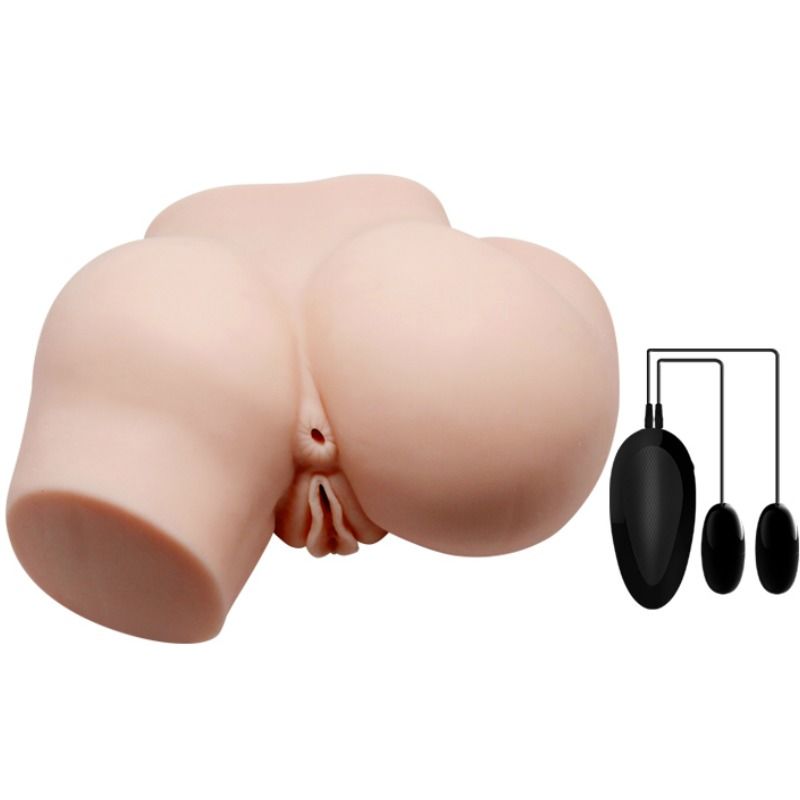 Masturbatore Realistico Busto Crazy Bull — Vagina e Ano, Vibrante