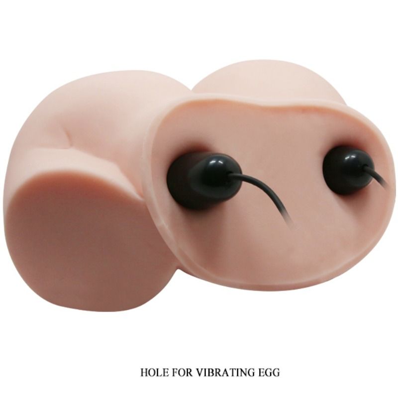 Masturbatore Realistico Busto Crazy Bull — Vagina e Ano, Vibrante