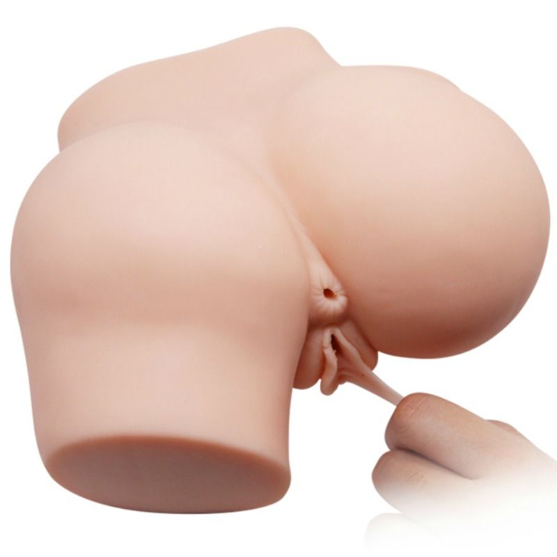 Masturbatore Realistico Busto Crazy Bull — Vagina e Ano, Vibrante