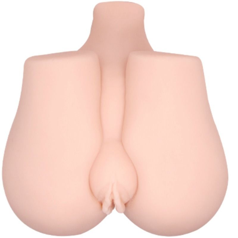 Masturbatore Maschile Realistico Crazy Bull — Vagina e Ano, Vibrante