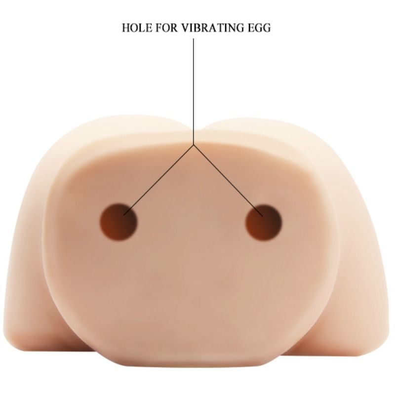 Masturbatore Maschile Realistico Crazy Bull — Vagina e Ano, Vibrante