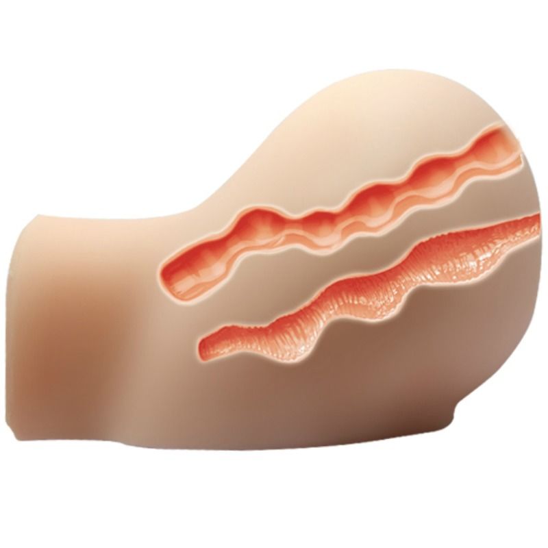Masturbatore Maschile Realistico Crazy Bull — Vagina e Ano, Vibrante