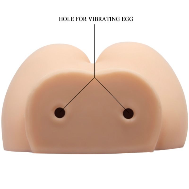 Masturbatore Maschile Realistico Crazy Bull — Vagina e Ano, Vibrante
