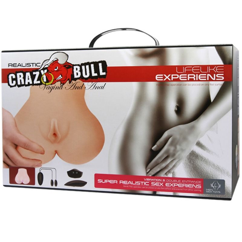 Masturbatore Maschile Realistico Crazy Bull Posizione 7 — Vibrante